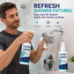 🚿✨Rychle odstraňuje vodní kámen ze sprchy – rozpouští odolné minerální usazeniny a skvrny od tvrdé vody🧼💪