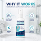 🚿✨Rychle odstraňuje vodní kámen ze sprchy – rozpouští odolné minerální usazeniny a skvrny od tvrdé vody🧼💪