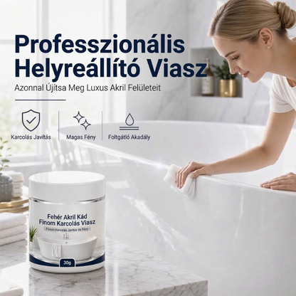 🛁 Vosk na opravu drobných škrábanců na bílých akrylátových vanách – Účinná oprava povrchu ✨