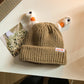🔥🥳2023 Vánoční novinka - Cute Quirky Beanie