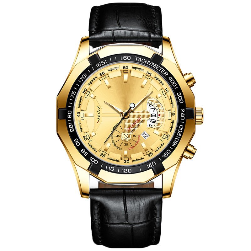 47mm Muti-function Quartz Watch for Men - Luckyeo